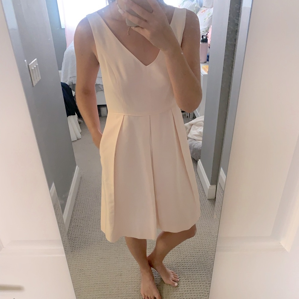 Pink Pleated Dress